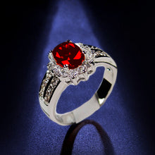 Load image into Gallery viewer, Oval Halo Engagement Ring
