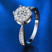 Load image into Gallery viewer, Diamond-Flash Solitaire Channel-Set Ring
