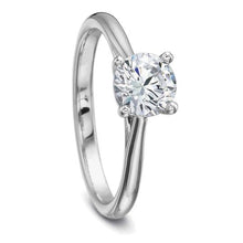 Load image into Gallery viewer, Forever Classic Sterling Silver Zirconia Moissanite Solitaire Ring
